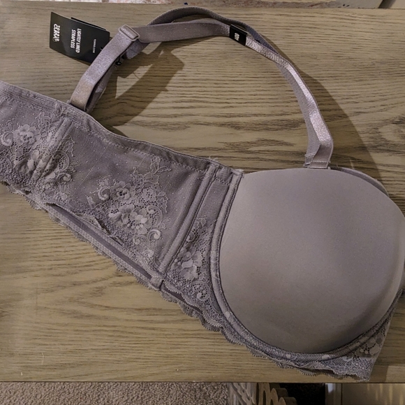 Torrid 44DD Gray Strapless Bra NWT - Picture 3 of 3